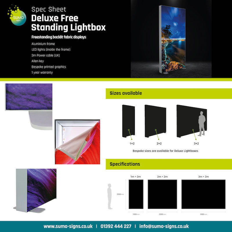 Printed Freestanding Lightbox - Image 7