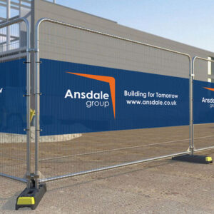 Printed Heras Fence Banners PVC