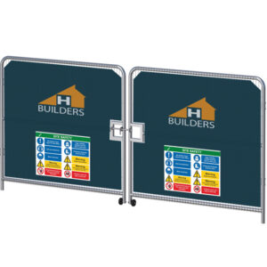 Printed Heras Vehicle Gate Covers Airmesh
