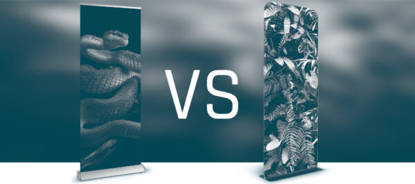 Fabric Displays vs. Roller Banners - The Reusable Revolution | Sumo Signs